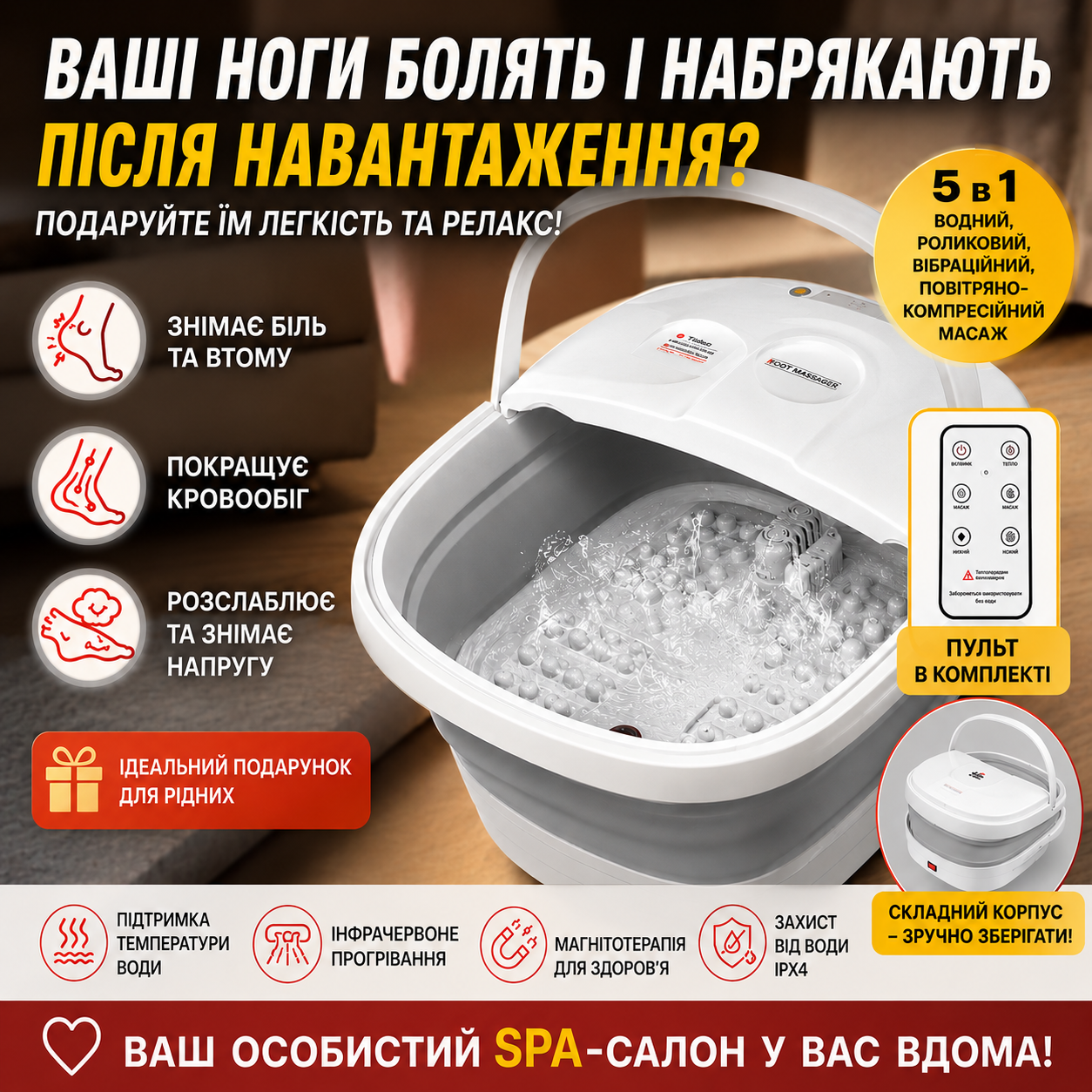 Масажна ванночка TS-5523